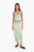 Short top in cotton with adjustable straps